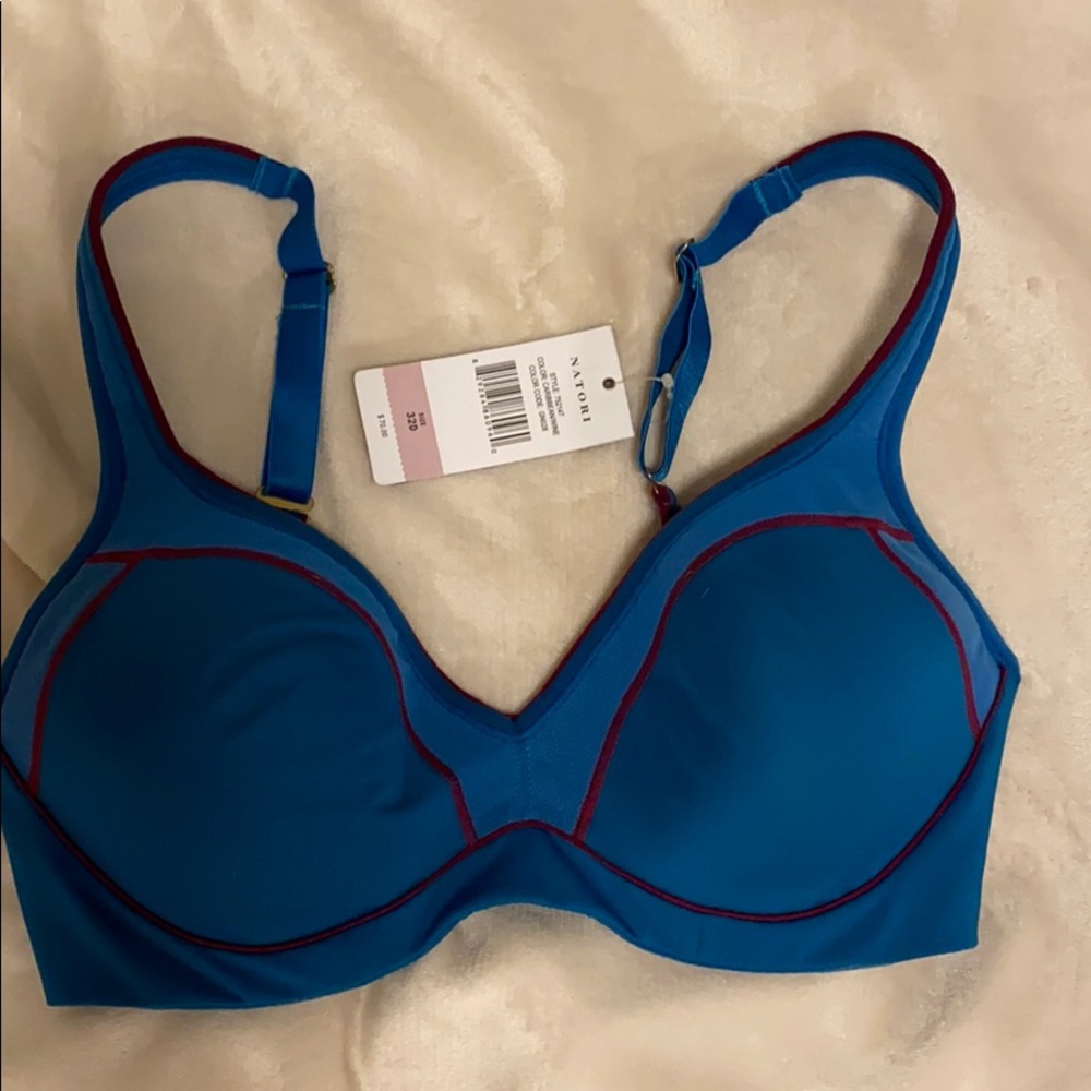 Natori Zen plunge neckline 32D bra NWT